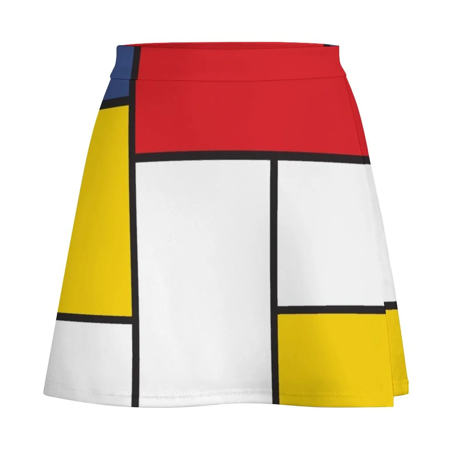 Minifalda de Mondrian para mujer, ropa Coreana de verano, novedad de 2023