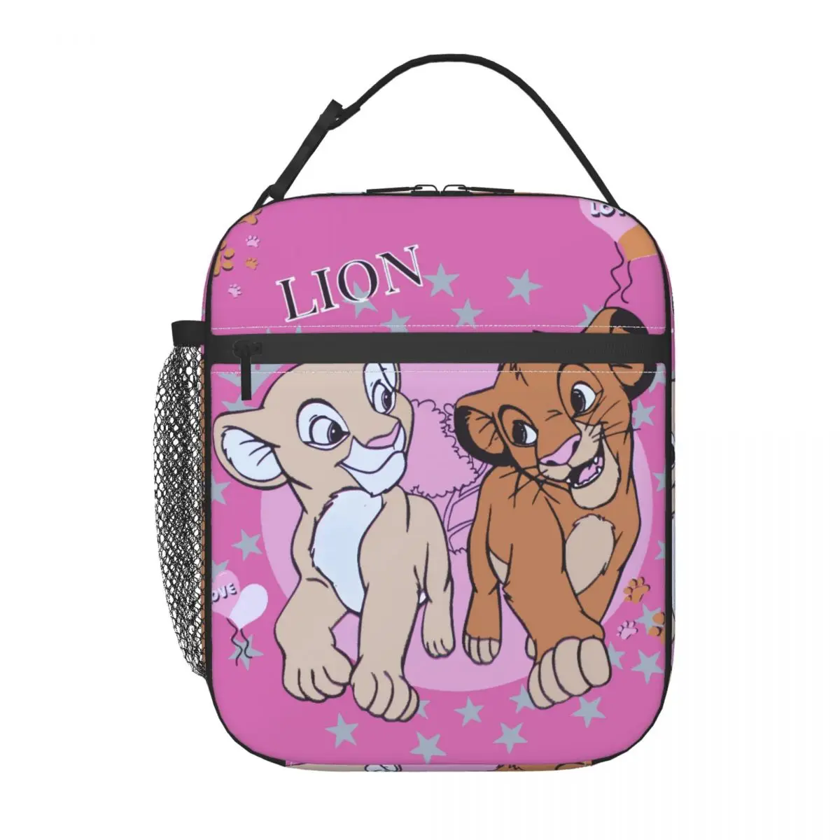 

Custom The Lion King Movies Insulated Lunch Bag for Outdoor Picnic Food Hot Waterproof Cooler Thermal Lunch Box Women Children