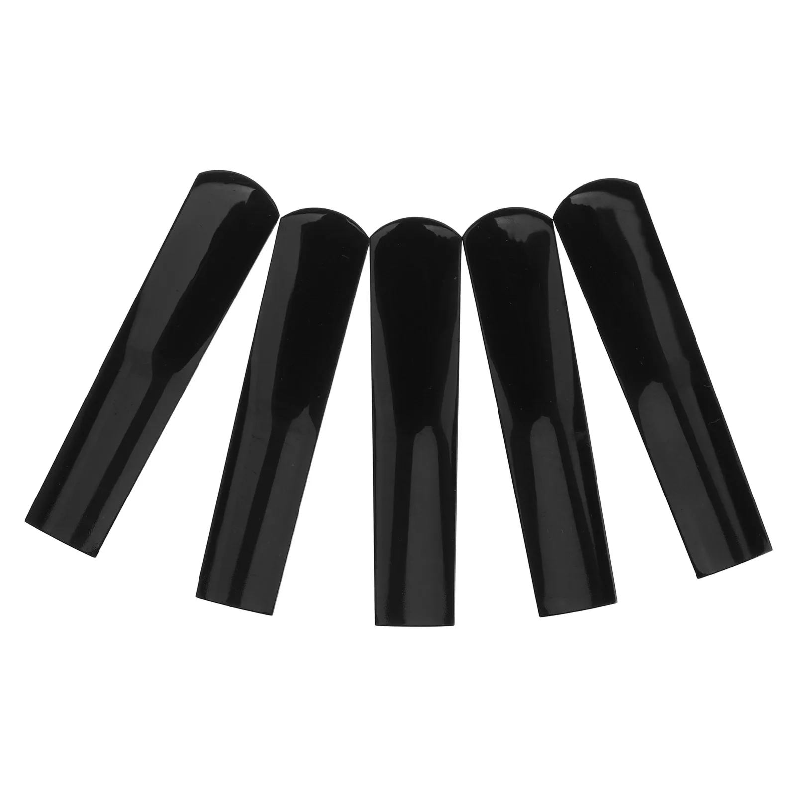 

5pcs Alto Saxophone Reeds Medium 2.5 Precision-Cut Resin Reed Pack For Beginners Professionals Reliable Performance Instrument
