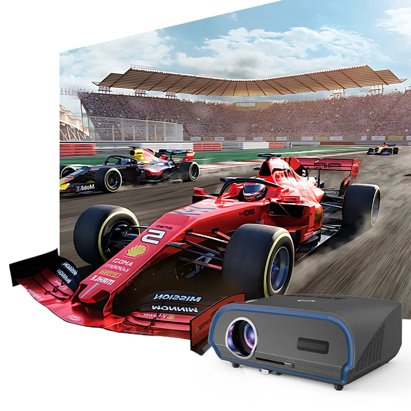 

Проектор OEM 2024 Full HD, новый, с Chromecast и Google TV, 4K, Smart-проектор для домашнего кинотеатра и улицы