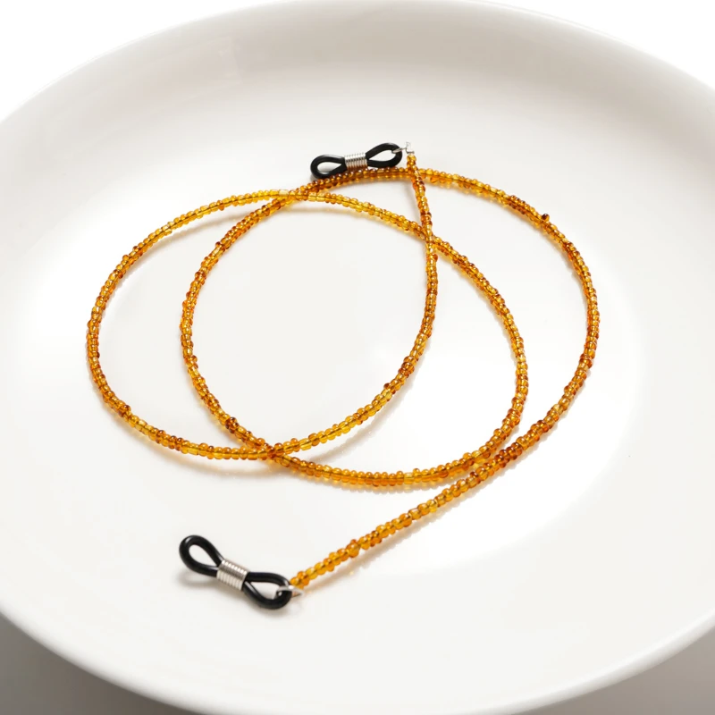 روكسي |   العنبر سلسلة النظارة الرجال والنساء الإبداعية الرقبة النظارات الشمسية سلسلة 2025 نظارات الإكسسوارات الجديدة