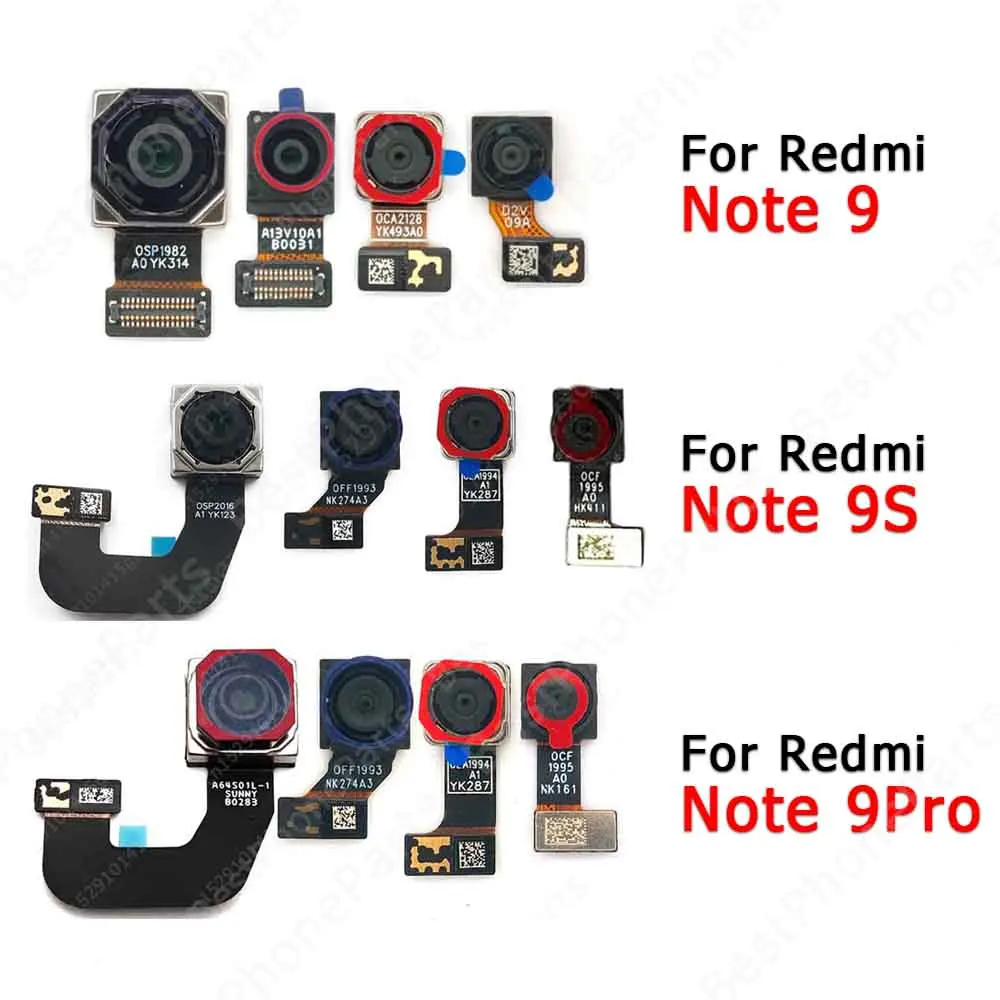 Back Camera For Xiaomi Redmi Note 9S 9 Pro 9Pro Note9 Main Backside Rear Camera Module Replacement Repair Spare Parts