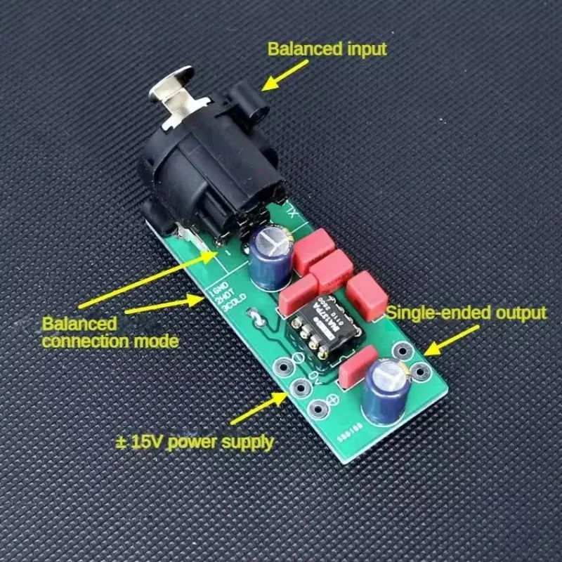 บอร์ดโมโนโนโนปรับสมดุลให้ INA137PA ด้านเดียว