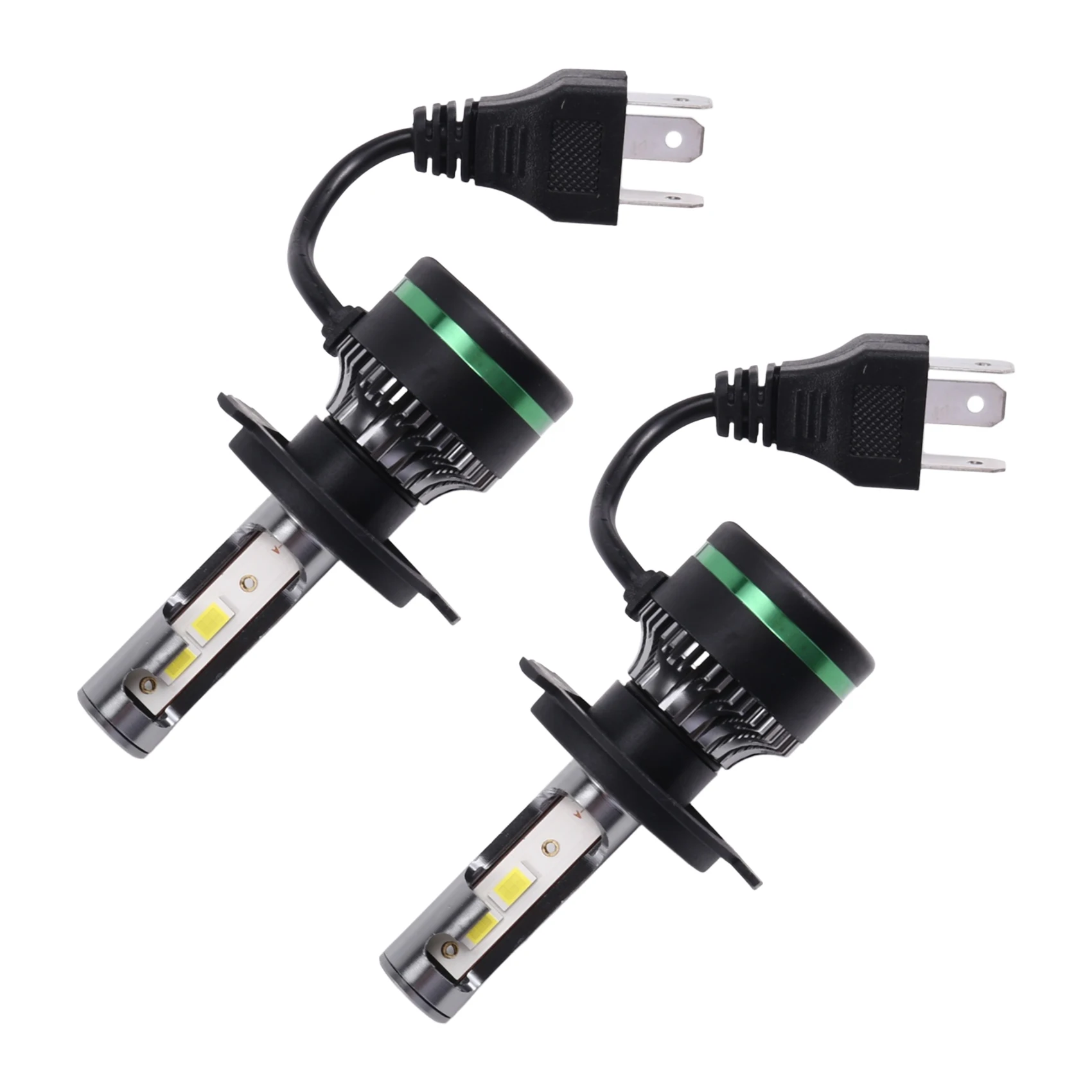 H4 LED المصباح 1 زوج 6000K 300W 30000LM سيارة السيارات مصباح ليد توربو مصابيح الضباب مصباح 12 فولت