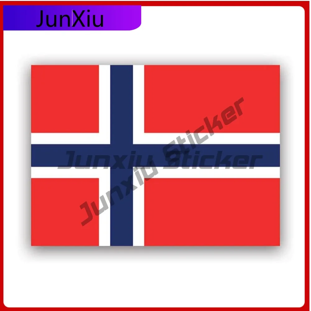 

Norwegian Flag Sticker Uv Protected Decals State Flag Patriotic Car Sticker Vinyl Decal Die Cut Sun Protection Waterproof