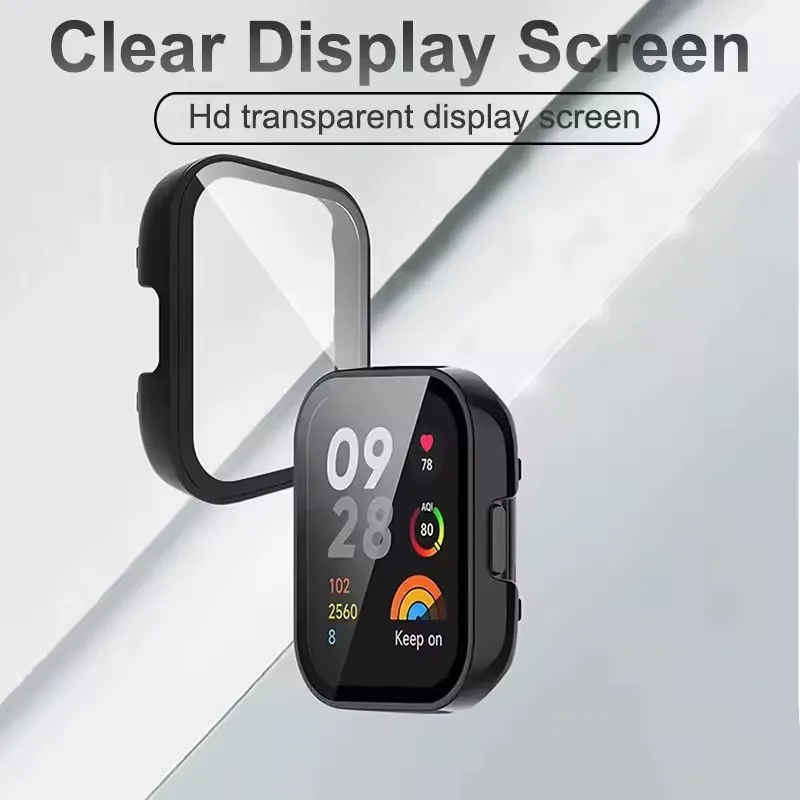Case+Glass for Redmi Watch 3 Active Bumper Screen Protector Cover for Xiaomi Redmi Watch 3Active Accessories image 6