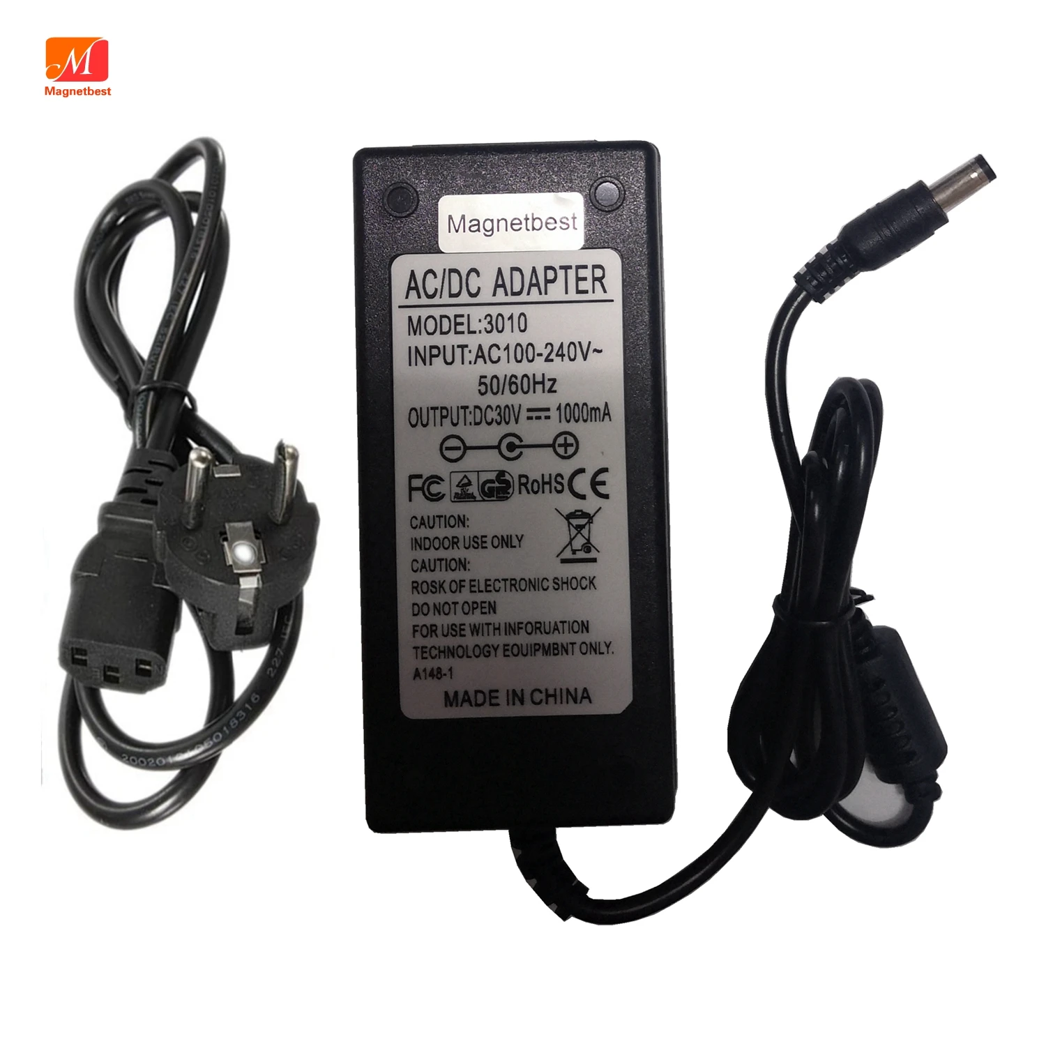 30V 1A 1000mA AC DC Adapter 30V1A 30W Universal Switching Power Supply Charger