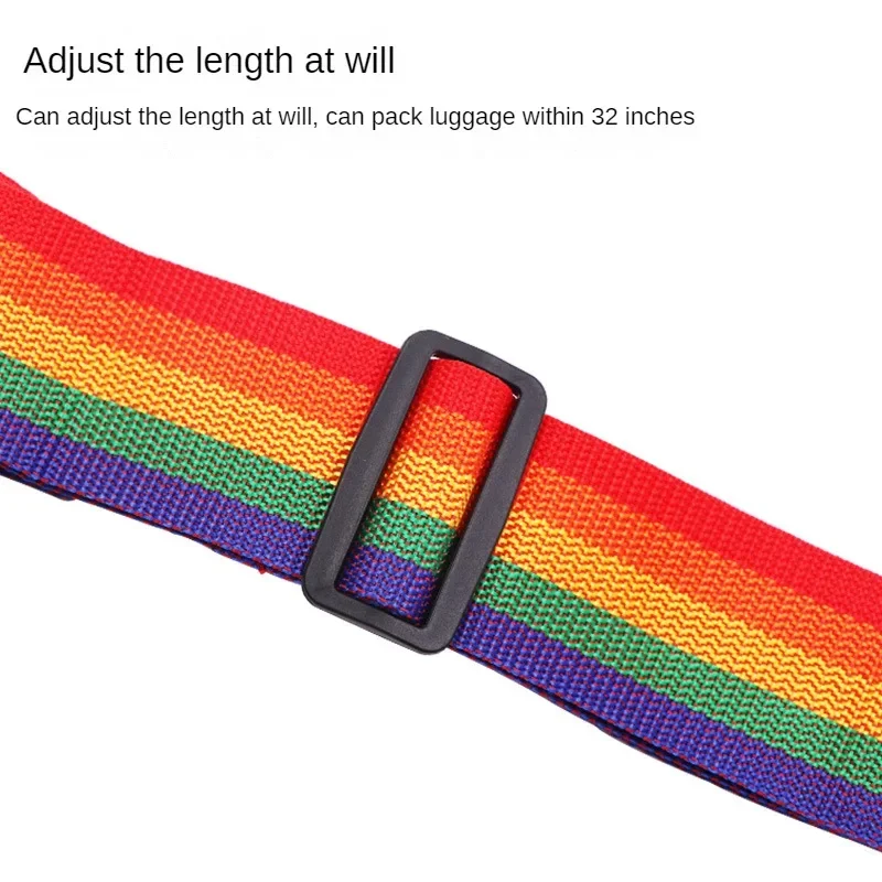 Travel Luggage Strap Adjustable Password Lock Packing Belt Baggage Secure Lock Anti-theft Luggage Strap Bundling Belt Packing