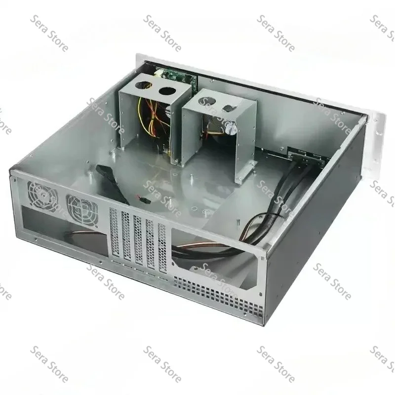 3U Chassis 400 Short Rack MATX Compact ATX Power Supply 3.0USB Temperature Control Screen Industrial Control