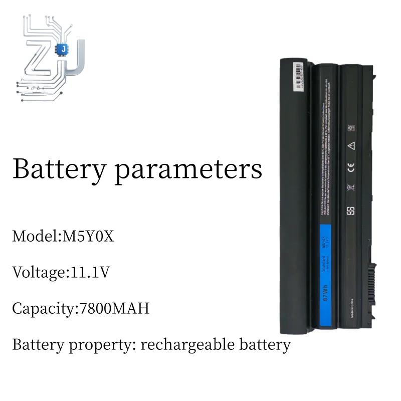 

New OEM Battery M5Y0X for Dell E6520 5420 6430 6440 E6420 T54FJ 8858X M5Y0X with 11.1V 7800mAh High Capacity Fast Shipping