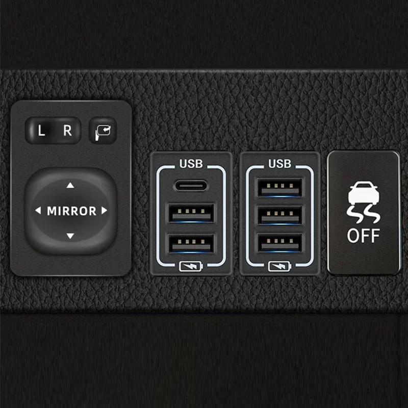 شاحن USB للسيارة شحن سريع 2.0A 220 فولت 2 منفذ USB2.0 آيفون مايكرو USB نوع C شحن الهاتف لسوزوكي