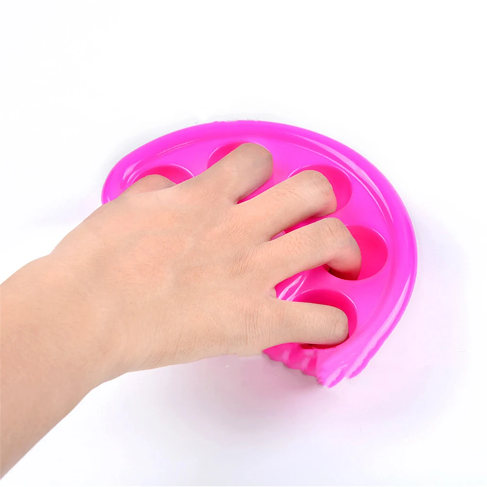 6개입 5홀 매니큐어 소커 볼 네일 트리트먼트 인조 손톱 제거 큐티클 영양 가정용 블랙 화이트 로지