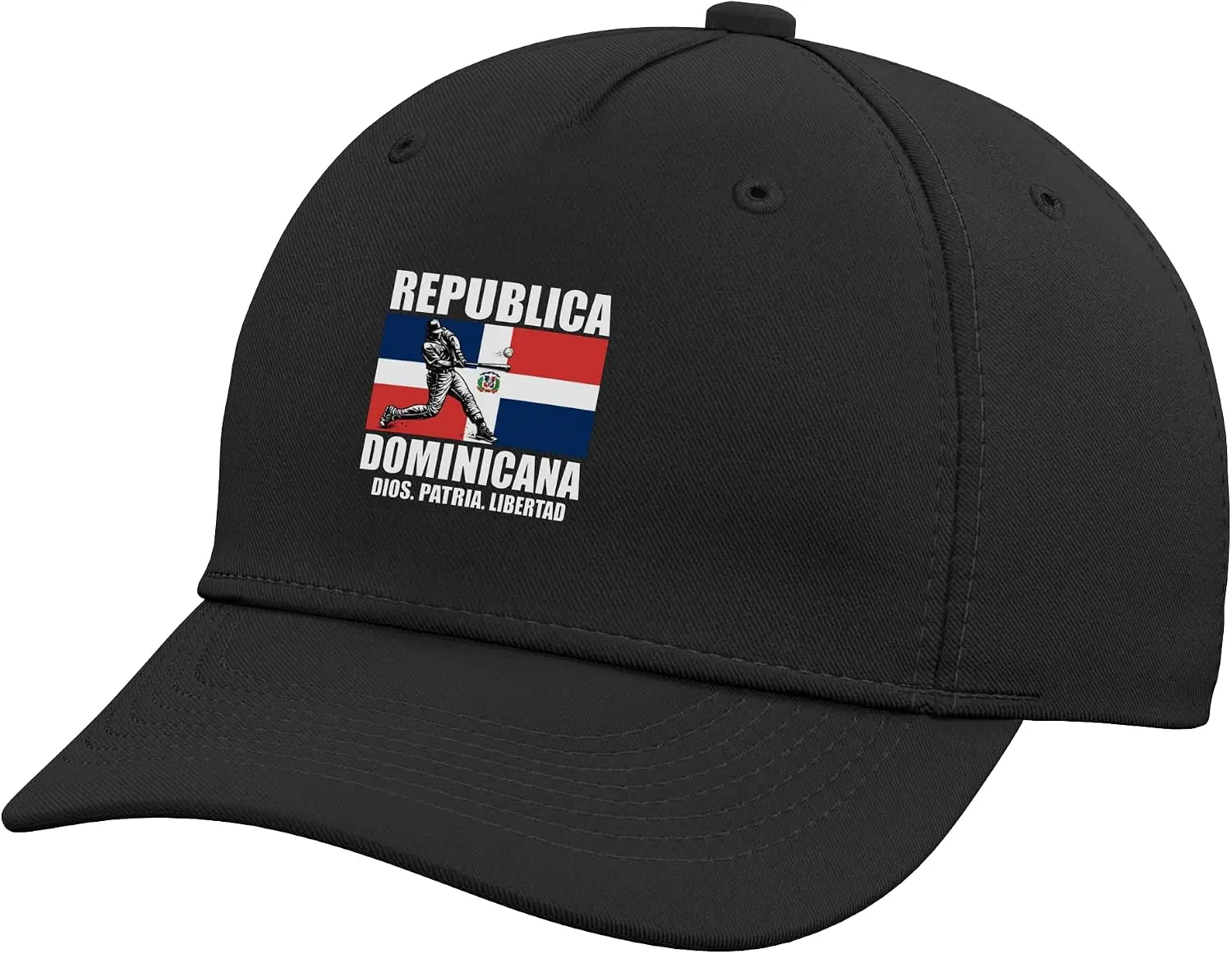 Dominicano Flag RD Dominican Republic Baseball Bandera Adjustable Baseball Hat Women's and Men's Versatile Sun Hats Printing