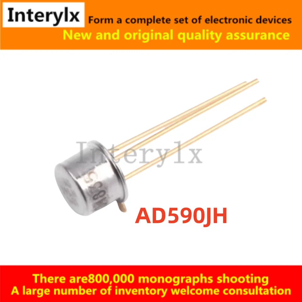 1Pcs/Lot Original authentic AD590JH AD590 TO-52-3 dual-terminal IC temperature sensor chip IC ±5°C