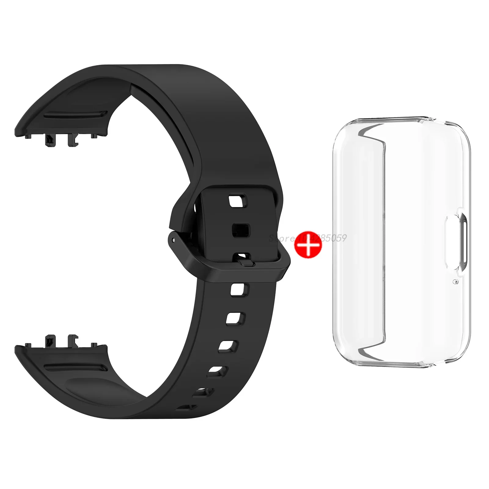 Strap+TPU Case For Samsung Galaxy Fit 3 Watch Silicone Band Replacement Watchband For Samsung Galaxy Fit3 Accessories Bracelet