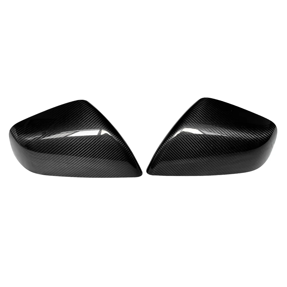 

Real Dry Carbon Fiber Side Mirror Caps For Tesla Model X SUV 2016-2018 Rearview Mirror Cover