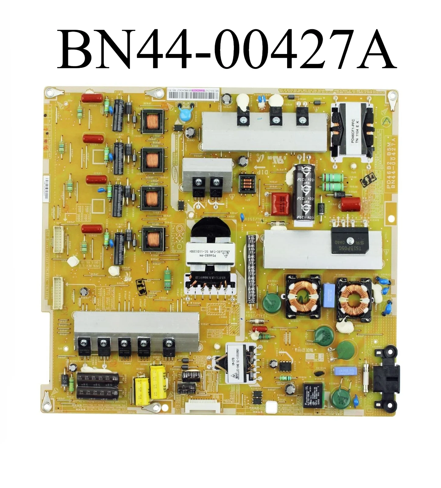 

BN44-00427A = BN44-00427B PD46B2_BSM Power Supply Board is for UN40D6500VFXZA UN40D6500VFXZC UN40D6500VFXZX UN40D6500VGXPE TV