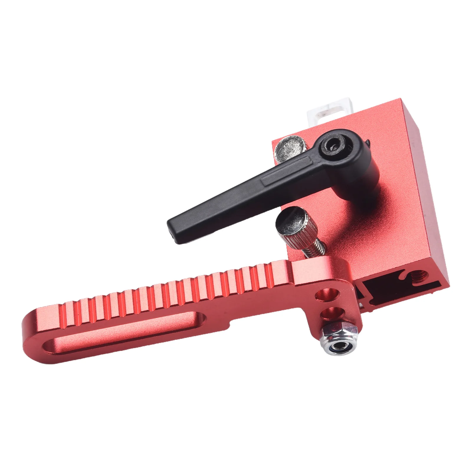 Robust Aluminium Alloy Miter Track Stop Adjustable Length Limit Tool for Use with CNC Machines and Router Tables