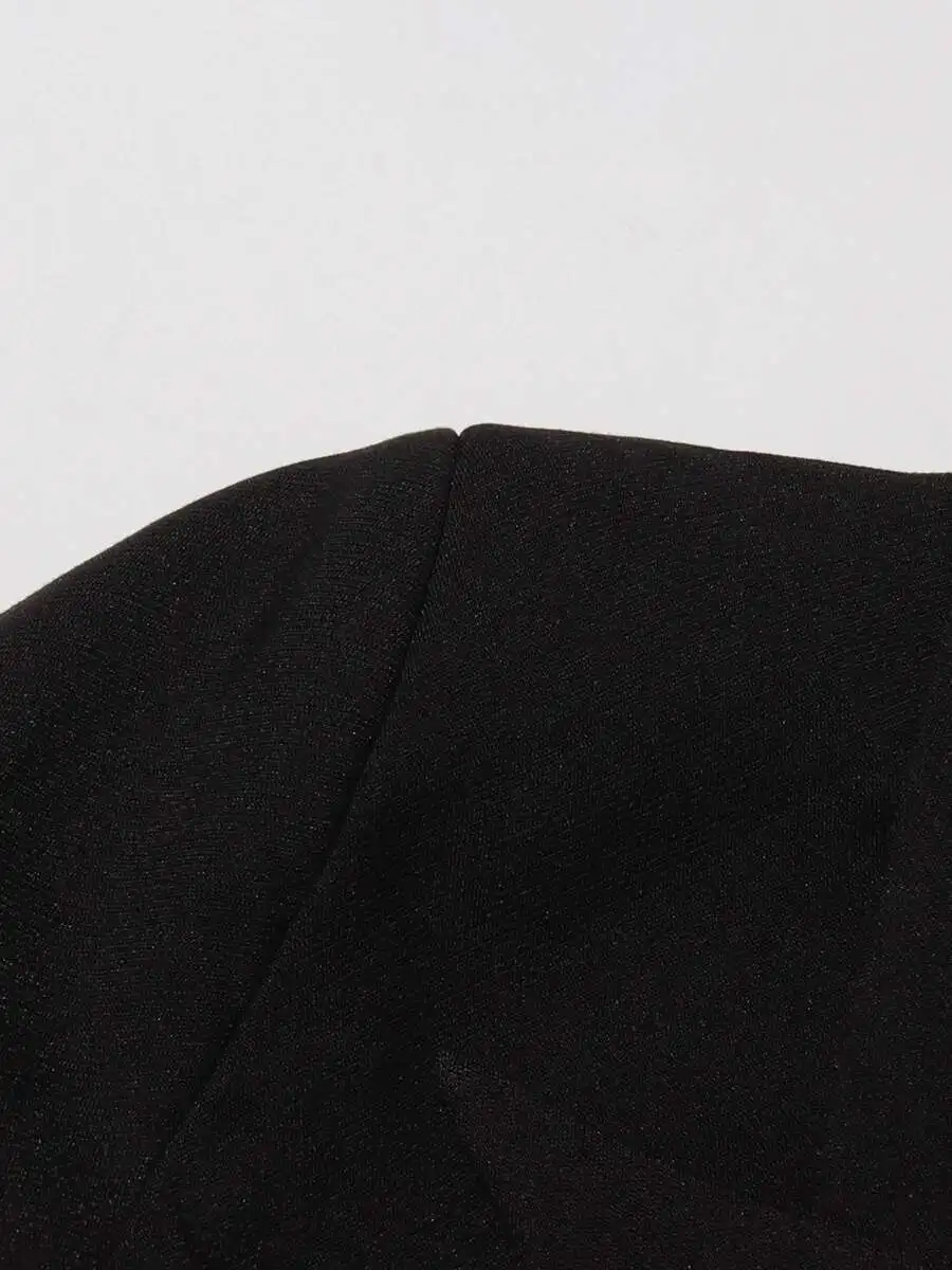 Fanan moda babados design trench para mulheres duplo breasted manga longa blusão casacos femininos temperamento 2025 outono novo