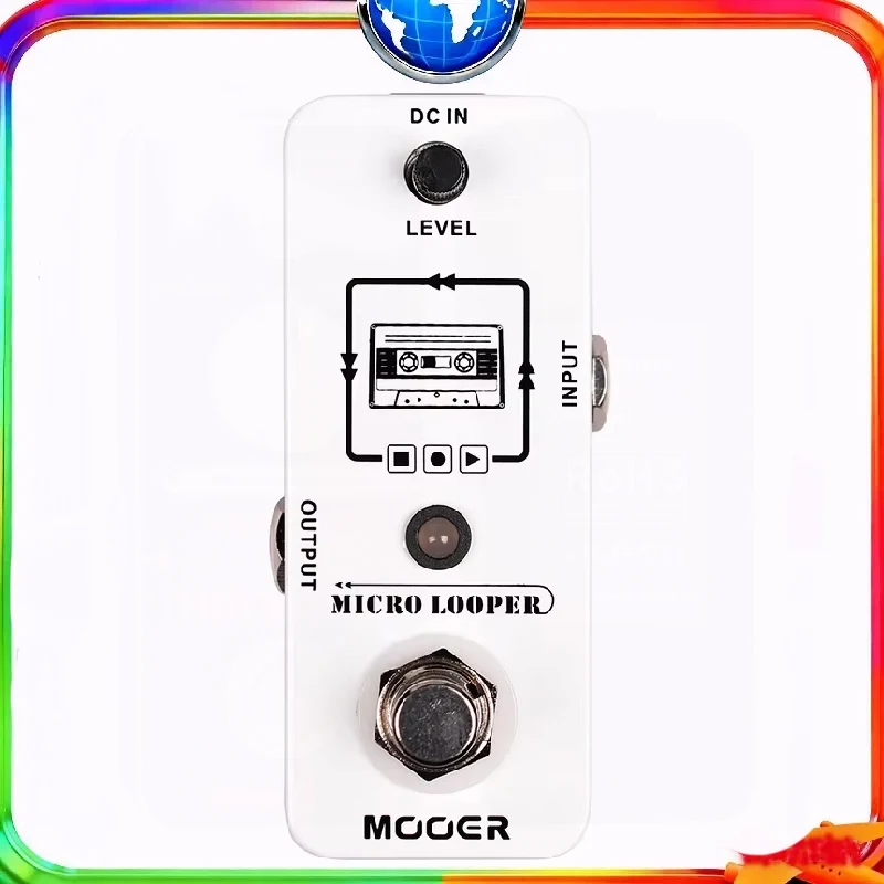 

﻿ Педаль-лоупер Mooer MLP1 Micro: мини-педаль для записи с эффектами, время записи до 30 минут, аксессуар для электрогитары ﻿