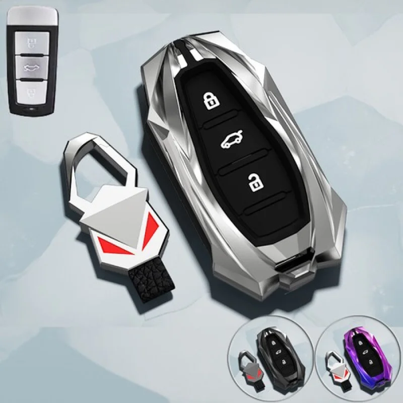 

A + силиконовый автомобильный брелок из цинкового сплава, чехол для VW Passat B6 CC Fine Magotan