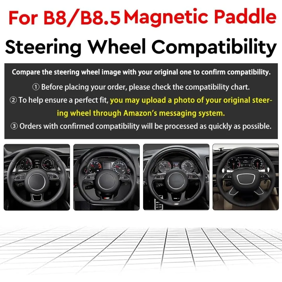 المغناطيسي عجلة القيادة مجداف شيفتر لأودي B8 سلسلة A1 A2 A3 A4 A5 A8 Q2 Q3 Q4 Q5 Q7 Q8 S1 S2 S3 S4 S5 SQ5 SQ7 SQ8 RS1 RS