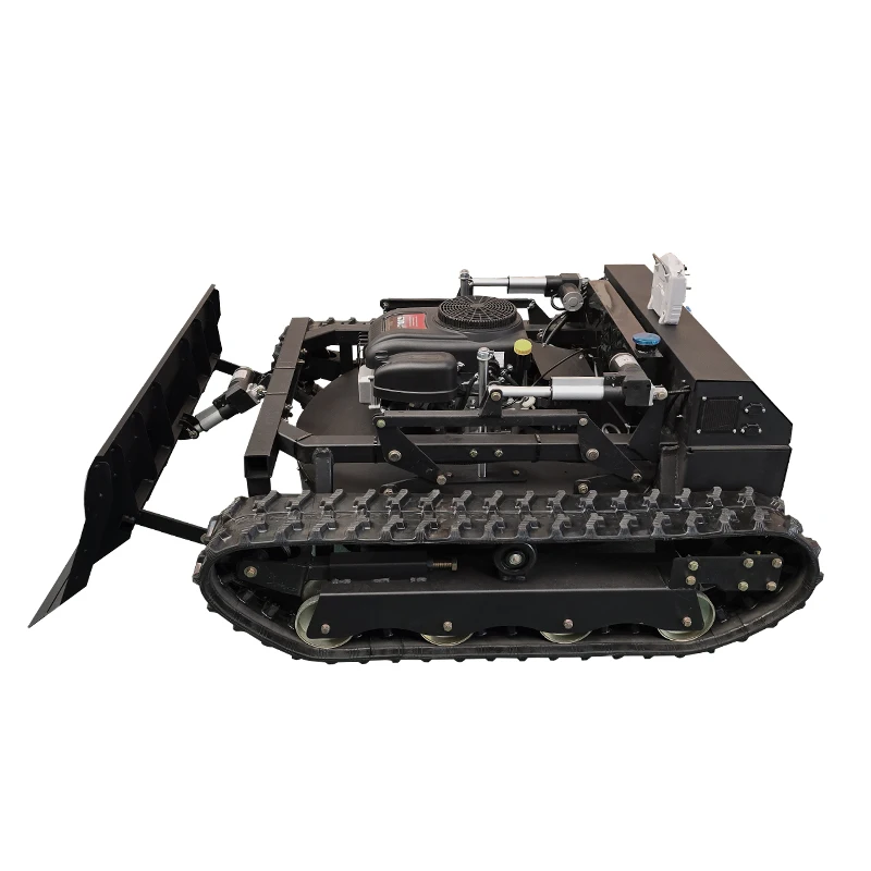 MDE 608-90A Multi-Functional Small Remote-Controlled Lawn Mower DIY Industrial Grade Snow Pushing Shovel