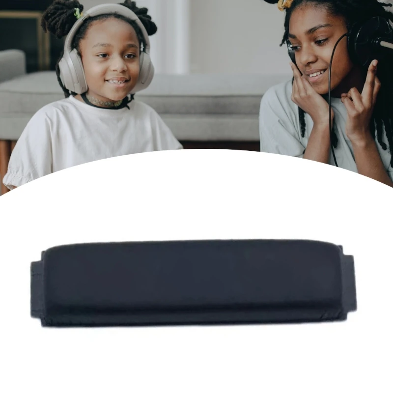 Сменная повязка на голову из мягкой протеиновой кожи для HD418 HD419 HD428 HD429 HD439 HD438 HD448, черная подушка