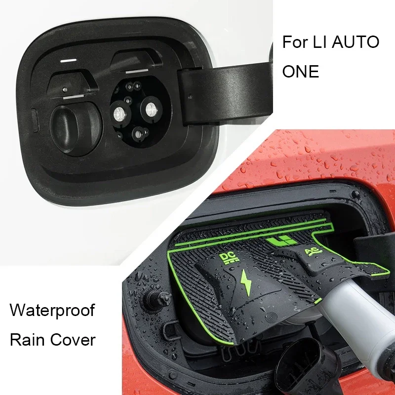 

For LI AUTO ONE L6 L7 L8 L9 New Energy Anti Dust Car Charging Port Waterproof Cover Auto Gun Charge Rain Cover Accessories