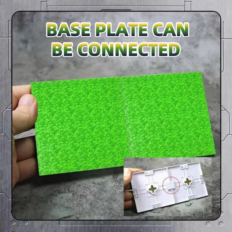 2/4/10 PCS Magnetic Base Plate Variety Baseplates Match DIY Magnetic Building Blocks Toys for Boys and Girls Children Gift