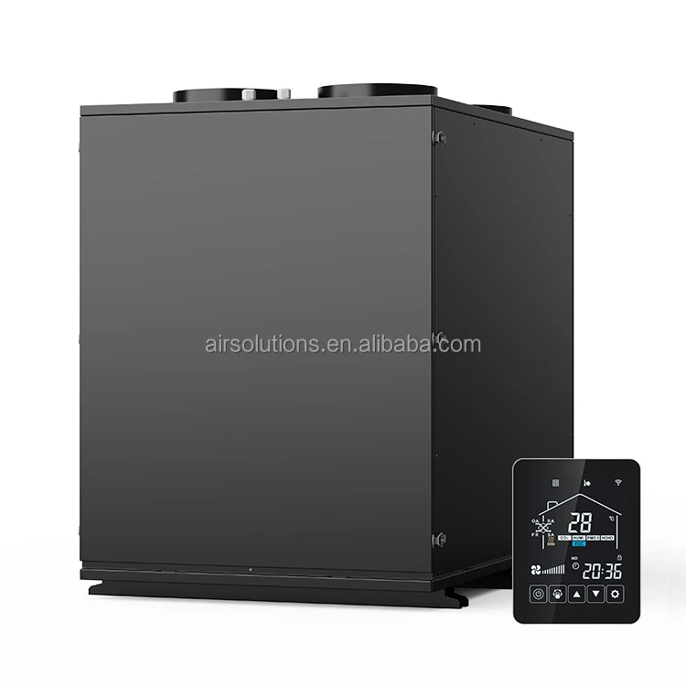 

All-in-One HPERV Unit with Air Quality Monitoring CO2 PM2.5 TVOC CE Certified Energy Recovery Ventilator Commercial Applications