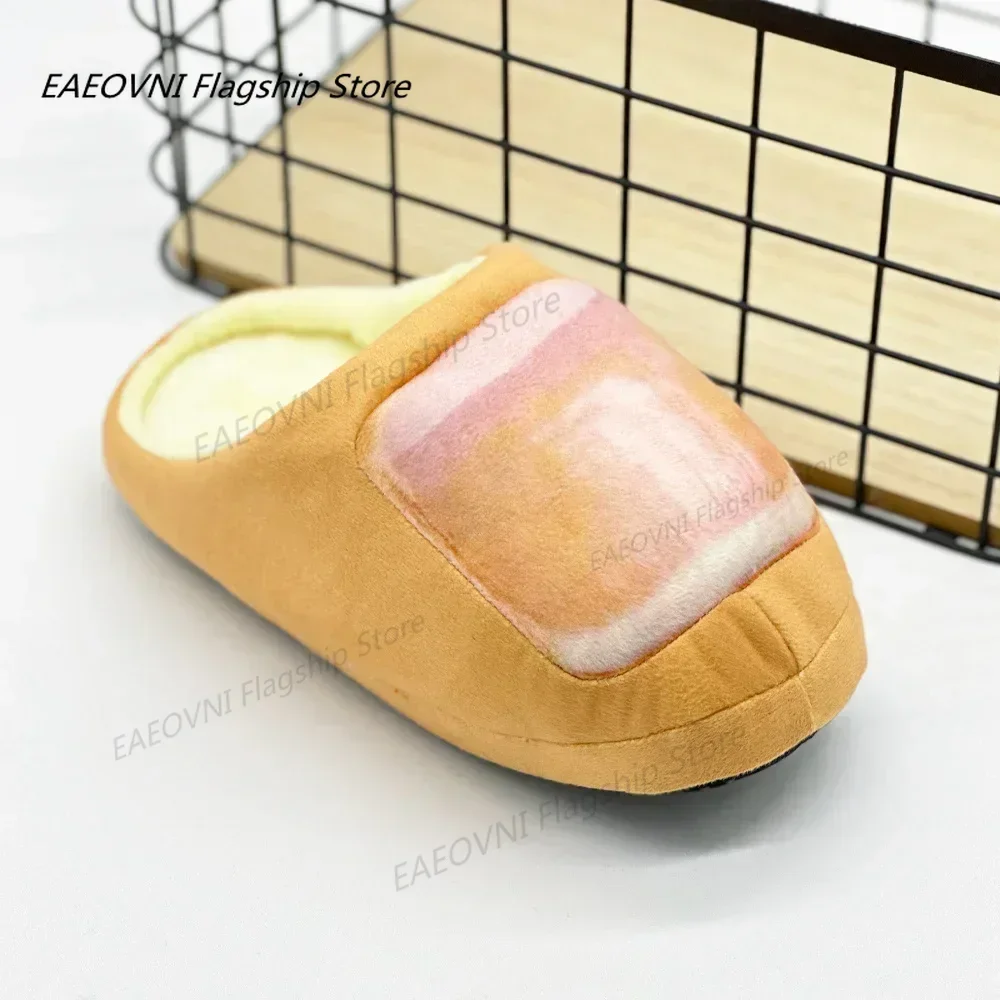 New Toe Pattern Plush Slippers Men Women Fun Digit Pattern House Shoes Adults Soft Warm Shoes Personalized creativity