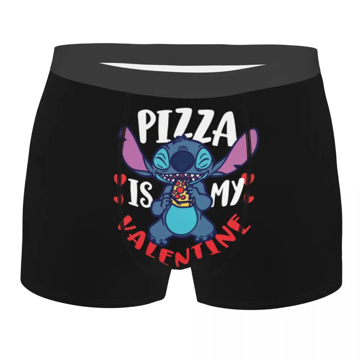 

Custom Cartoon Stitch Boxer Shorts For Men 3D Printed Underwear Panties Briefs Soft Underpants