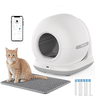 Automatic Smart Cat Litter Box Self Cleaning 72L Cat Toilet APP Control Extra Large Space Suitable for Big Cats Ion Deodorizatio