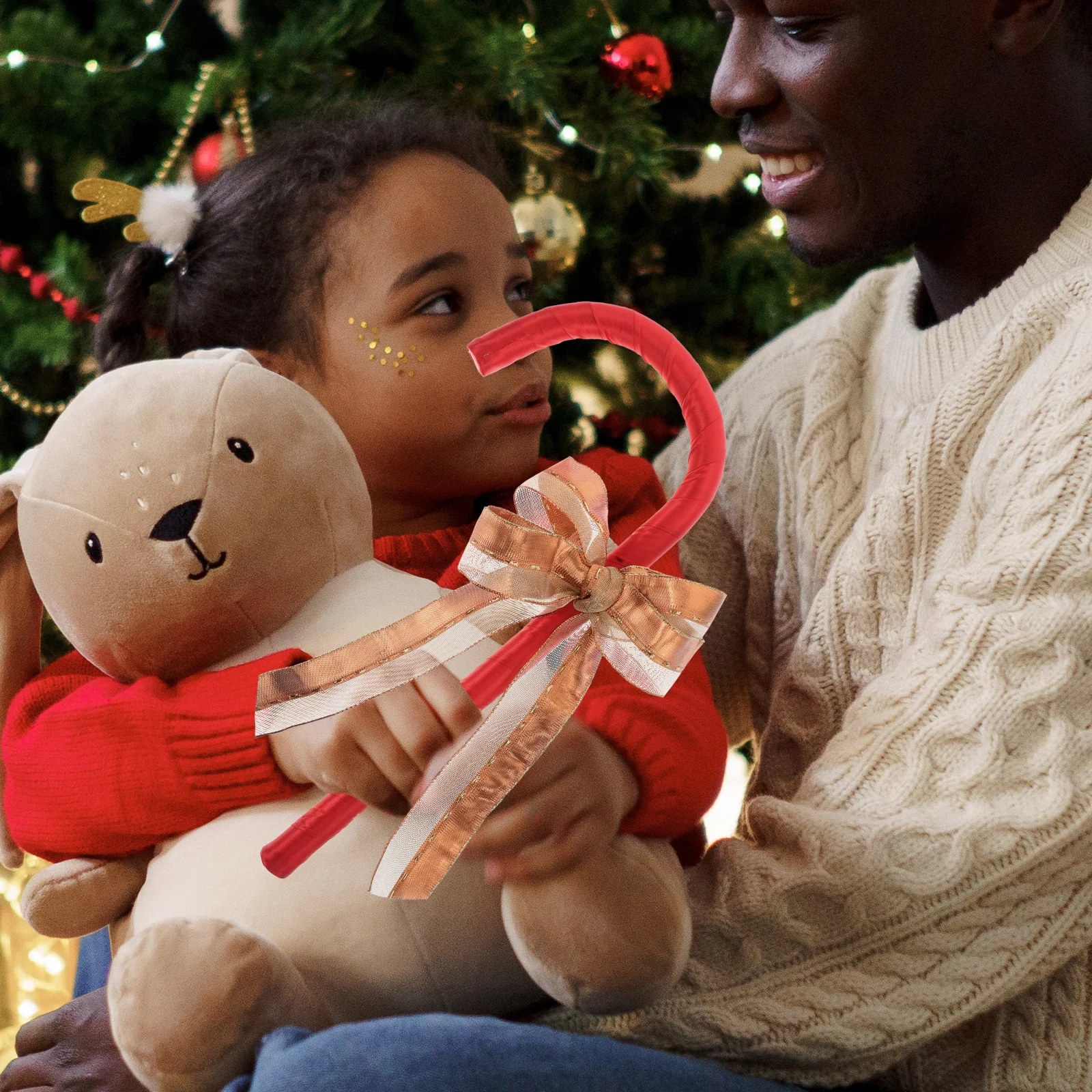 تأثيري الرقص قصب القوس الزخرفية عصا للمشي الدعائم الطرف مهرجان كرنفال مرحلة الأداء زي قصب الرقص