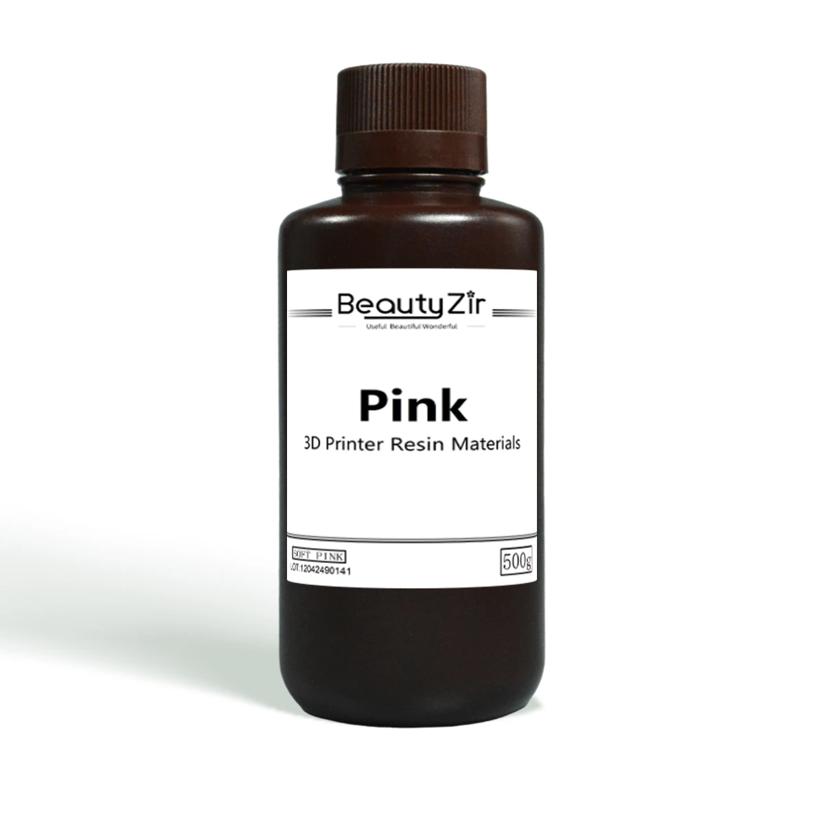 Beautyzir Gingiva Mask Resin Pink 3D Printer Dedicated Resin Temporary crown Dental resin 1 Bottle (500g)