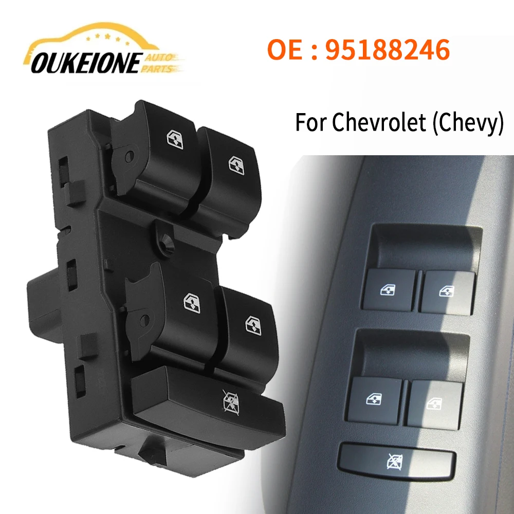 Accesorios para Chevrolet Chevy Aveo Sonic Cobalt Tracker TRAX Spin 2013 2014 2015 botón elevador de interruptor de ventana 2016