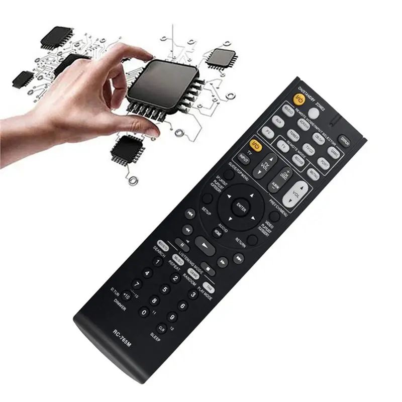 A33T Replacement Remote Control for Onkyo RC-765M AV Receiver Remote Control Durable Easy Install