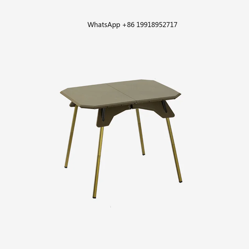Ultralight Dual Purpose Table Outdoor Camping Portable Table Folding ABS Desktop and Aluminum Stand