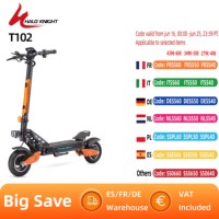 Halo Knight T102 Powerful Electric Scooter Adult Professional 45KM/H Fast E Scooter 1200W Off Road Dual Motor EScooter Cheap