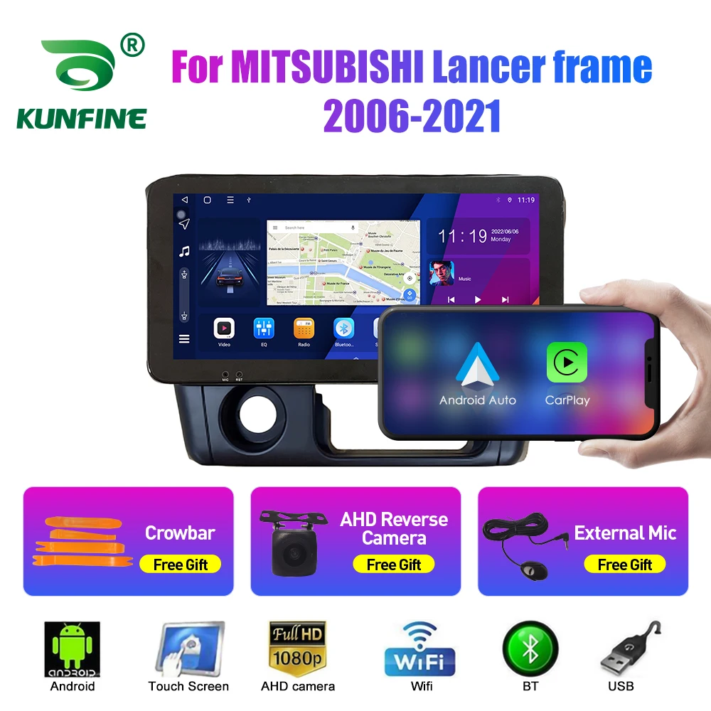 2Din Android Car Radio For MITSUBISHI Lancer frame 2006-2021 Car Stereo GPS Navigaion video Player Carplay Andrid Auto