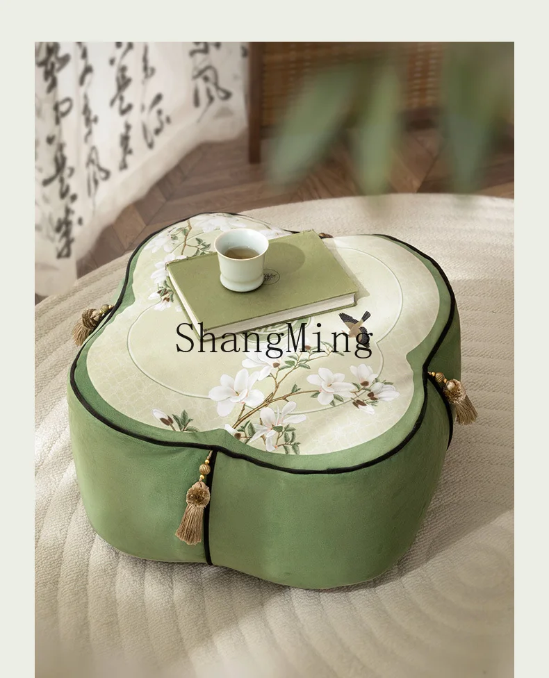 FG  living room carpet reading on the ground high-end lazy seat pier balcony futon seat cushion leisure stool national style