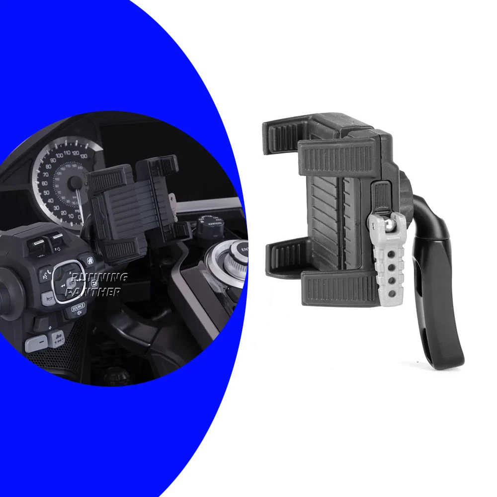 

For HONDA Gold Wing GL 1800 GL1800 F6B 2018-2021 2022 2023 2024 Motorcycle Mobile Phone GPS Holder Stand Navigation bracket kit