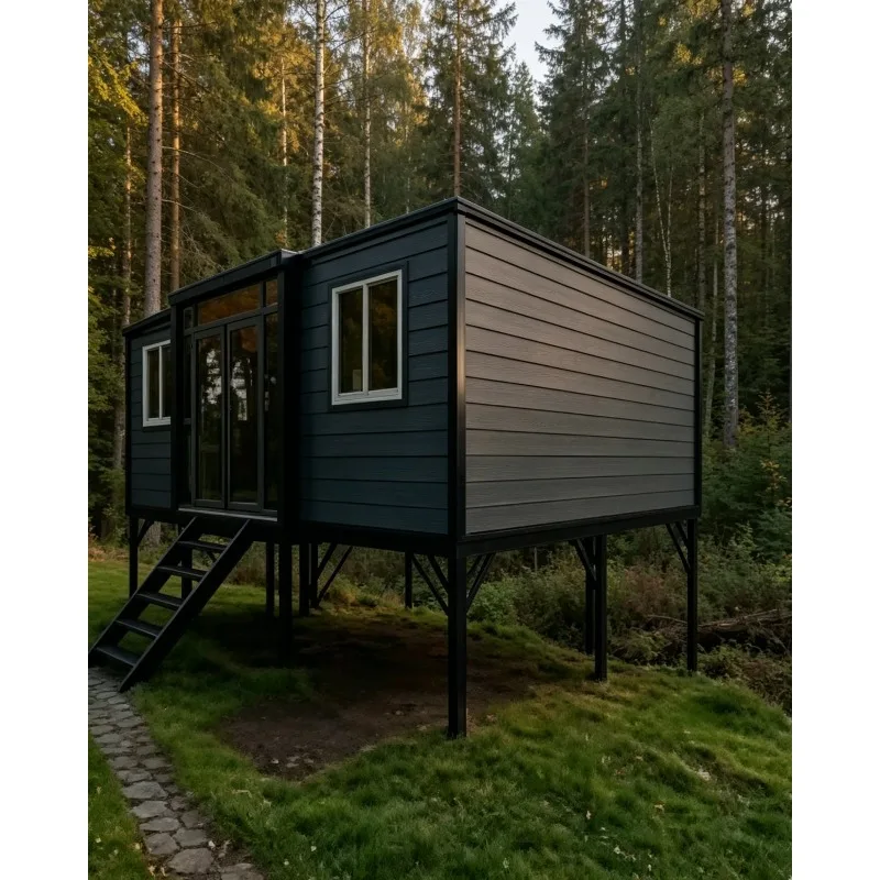 Customized Prefab House Prefabricated Homes Wholesale High Quality Grade 40ft Expandable Container House Belgium Origin Tiny