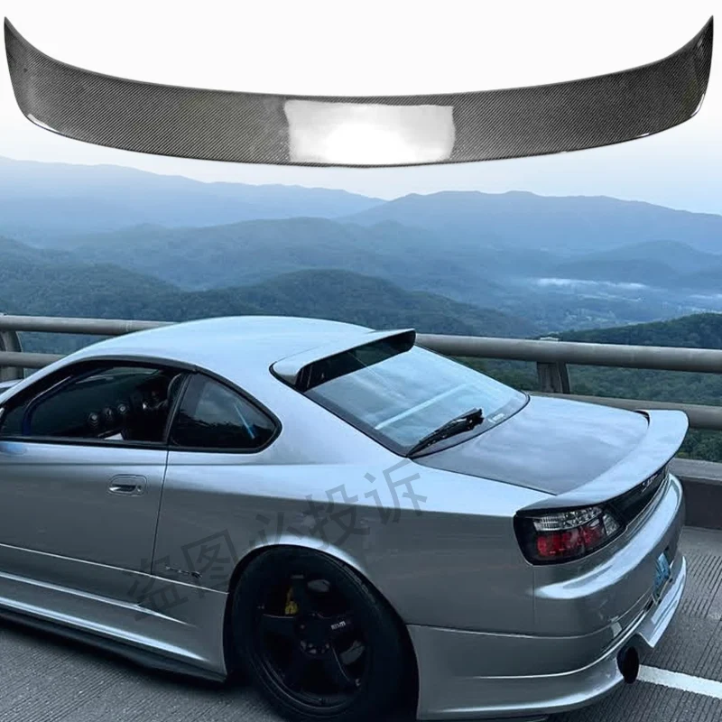 日産 S15 シルビア DX 高品質カーボンファイバーリアトランクダック