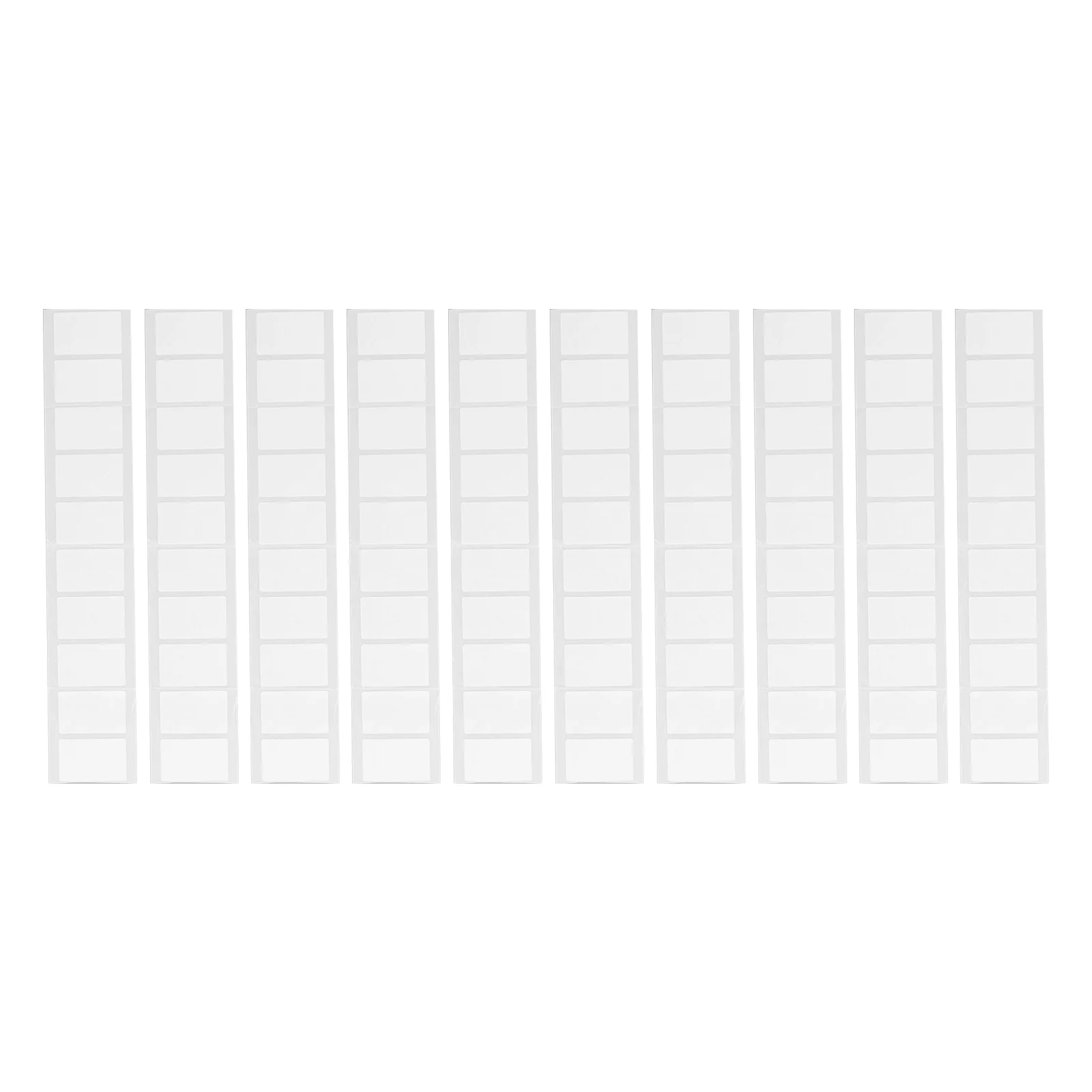 54x34mm KM4Q Chip UHF RFID Electronic Tags 860 To 960MHZ Reusable Label Fit For Vehicle Library Garment Inventory Management