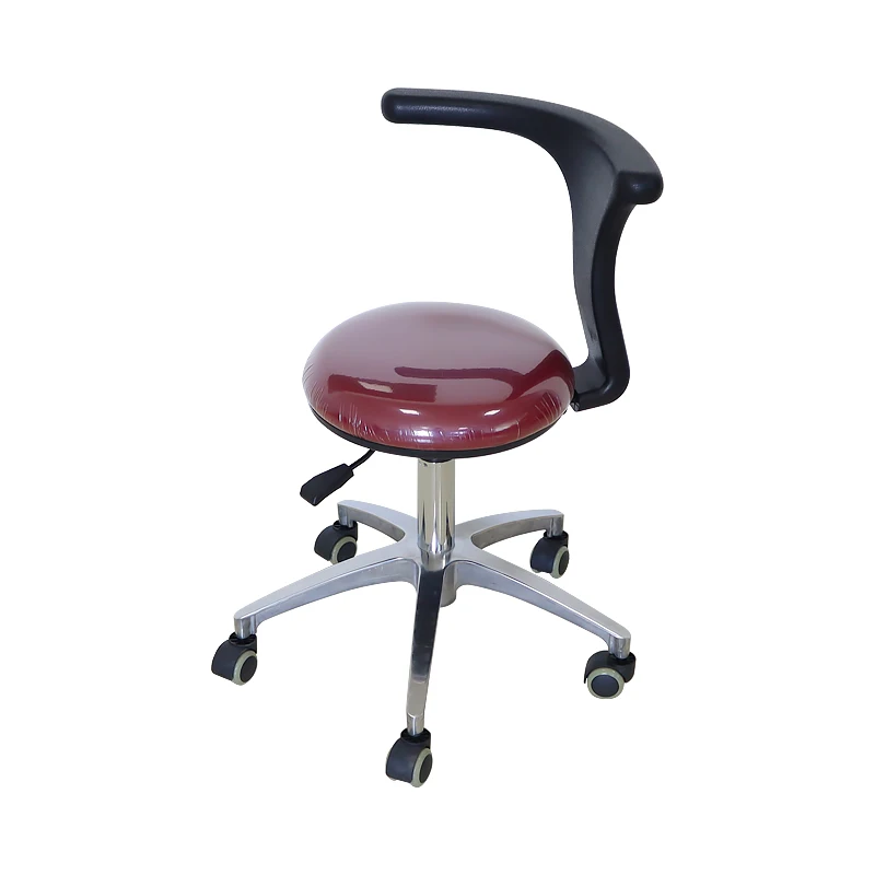 Dental Medical Dentist's Chair Seat Adjustable Rolling Chair with Back Anti-static Beauty Stool Salon Barber dental Chair