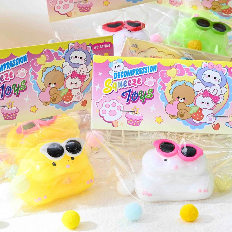 Cute Hamster Squeeze Toy Fashion Decompression Toy Cartoon Kawaii Slow Rebound Toys Creative Stress Relief Relax Toys Gifts