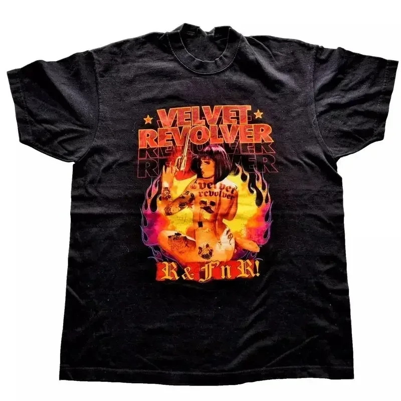 Velvet Revolver TOUR T shirt Black Size S 5XL DO345