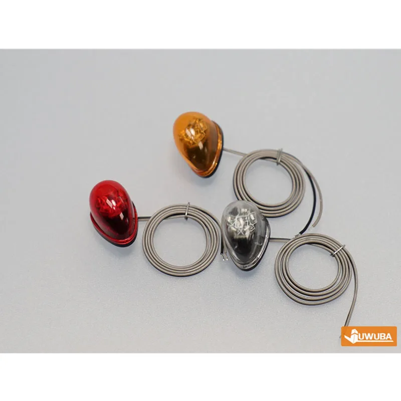LED 360‑Degree Rotating Warning Lamp, Engineering Beacon Light for 1/14 Tamiya RC Excavator & Truck, Fit SCANIA 770S, Volvo, Ben